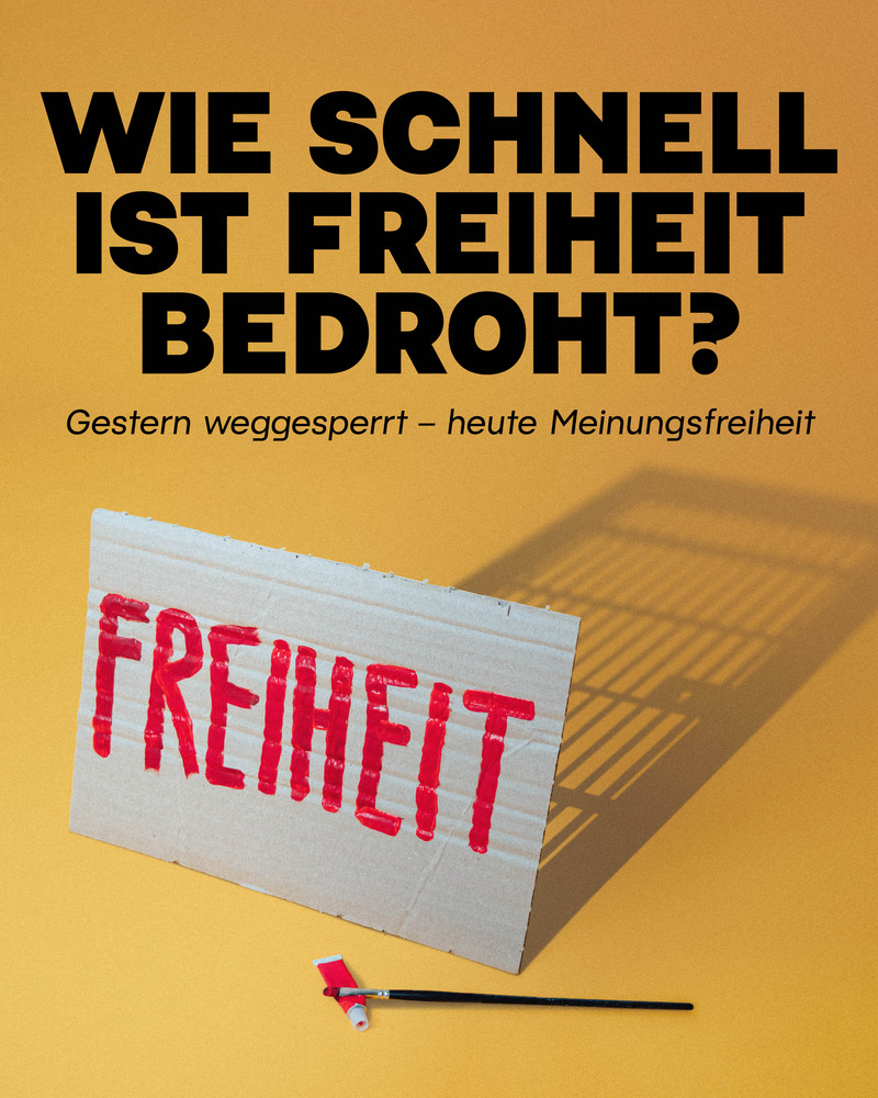 Kampagne VERGISS ES